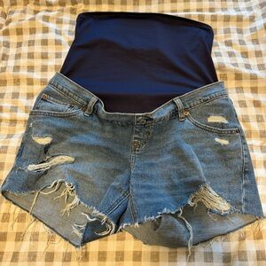 Abercrombie & Fitch Denim Shorts Maternity